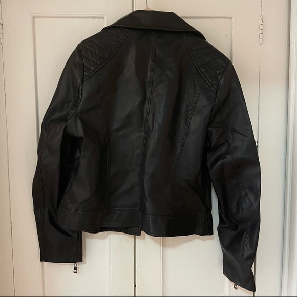 NWT Faux Leather Jacket - Picture 3 of 6